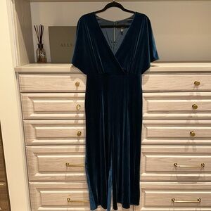 Navy Holiday Jumpsuit